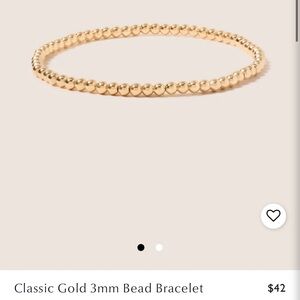 Evereve Gold Beaded Bracelet